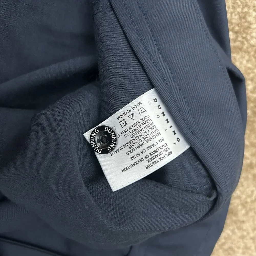 Dunning Golf Performance Shorts‎ Flat Front Men's Size 42 Blue READ